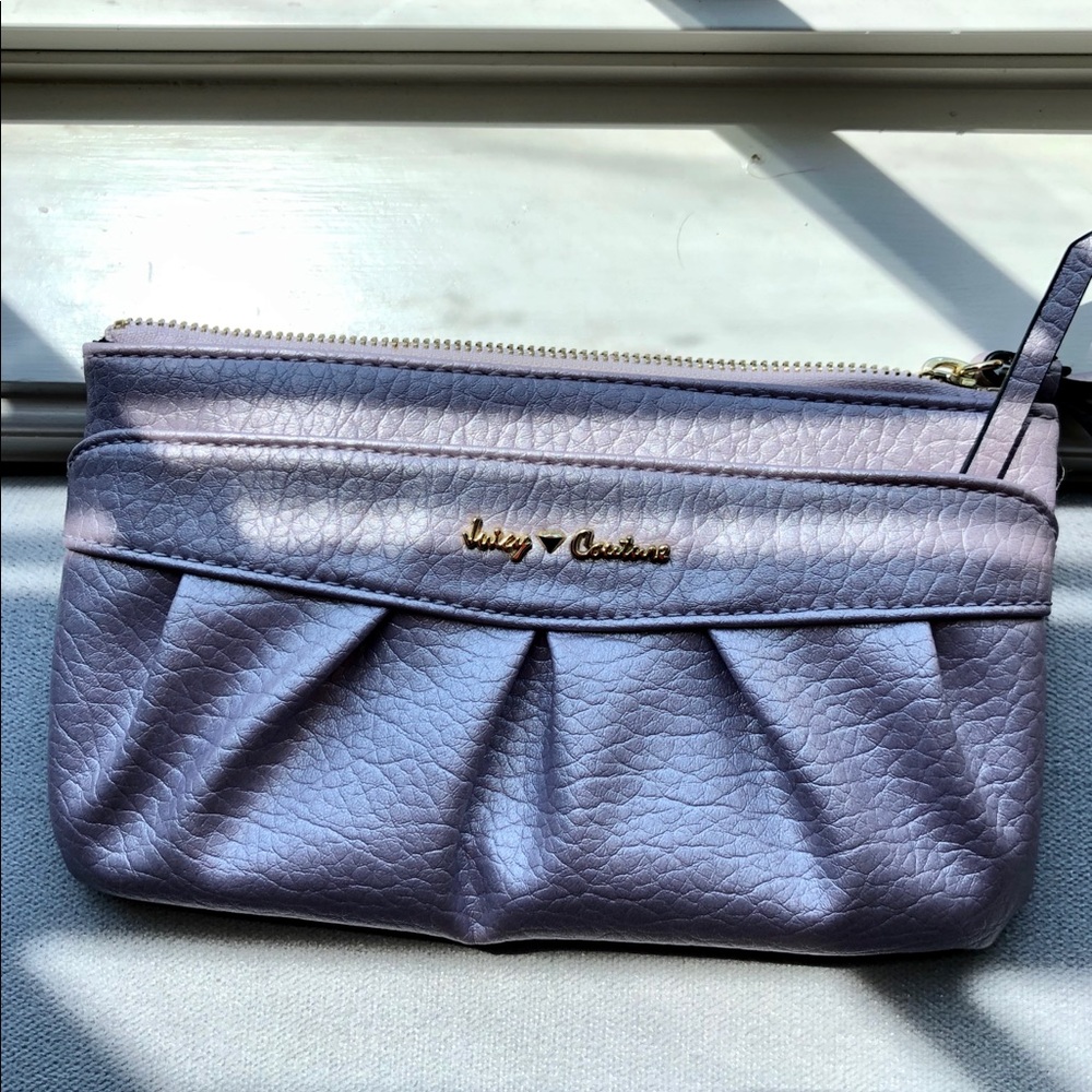 Lavender color Juicy Couture wristlet